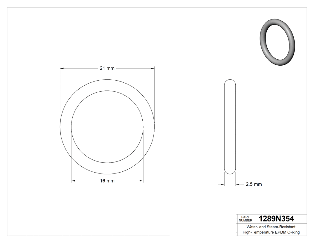 Technical drawing - 1289N354